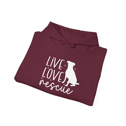 Live Love Rescue Unisex Hoodie For Pet Lovers