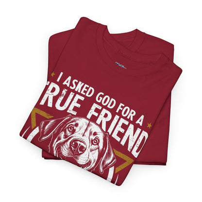 I Asked God For a Strength So He Sent Me a Labrador Retriever Unisex T-Shirts