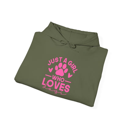 Just A Girl Who Loves Dogs Hoodie | Gift for Dog Mom