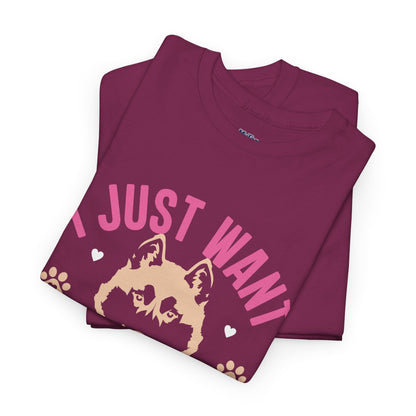 I Just Want All The Dogs Unisex T-Shirts For Dog Lover