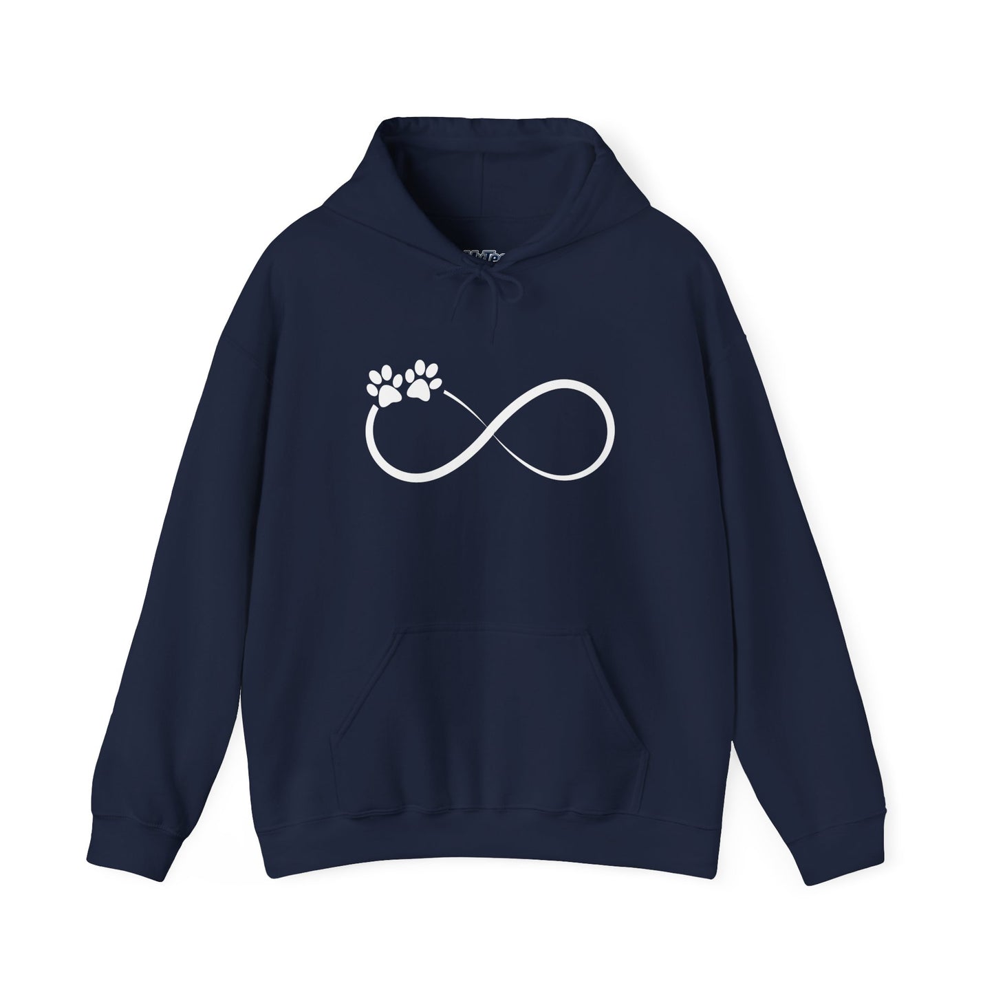 Infinity Paw Unisex Hoodie– Cozy & Timeless Love