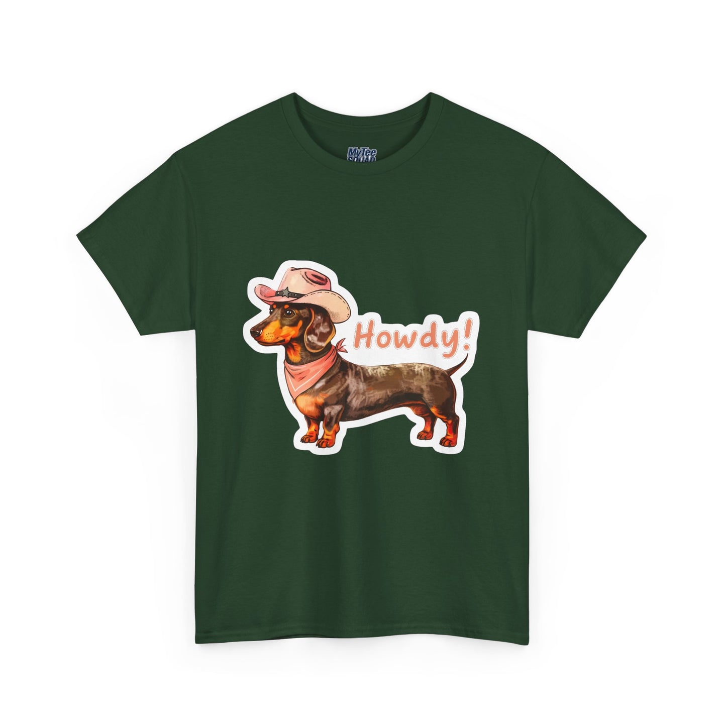 Dachshund Howdy Unisex T-Shirt – Southern Charm For Pup Fans