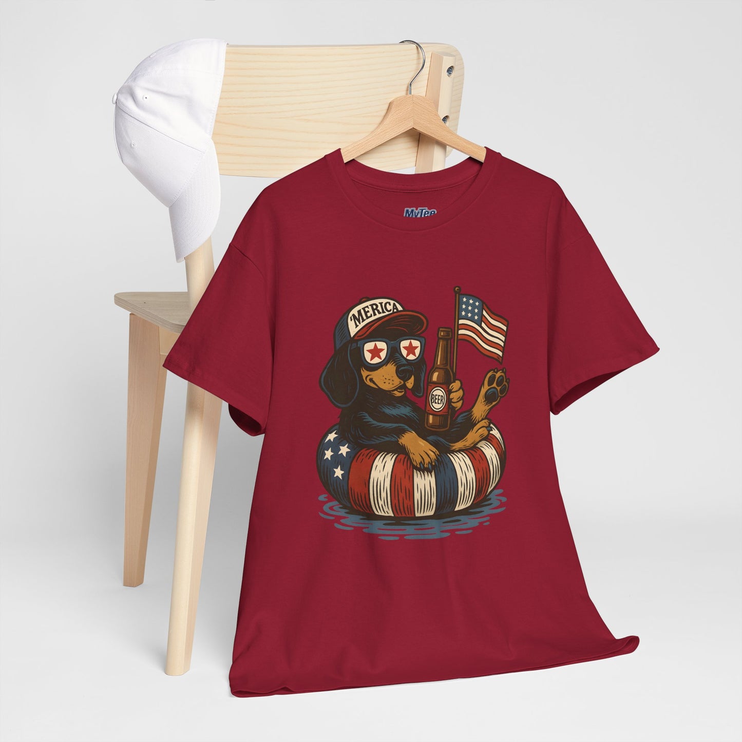 Patriotic Dachshund America Unisex T-Shirt