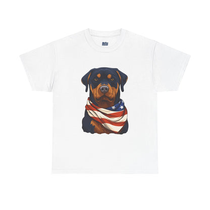 Patriotic Rottweiler Unisex T-Shirt