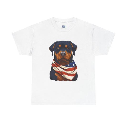 Patriotic Rottweiler Unisex T-Shirt