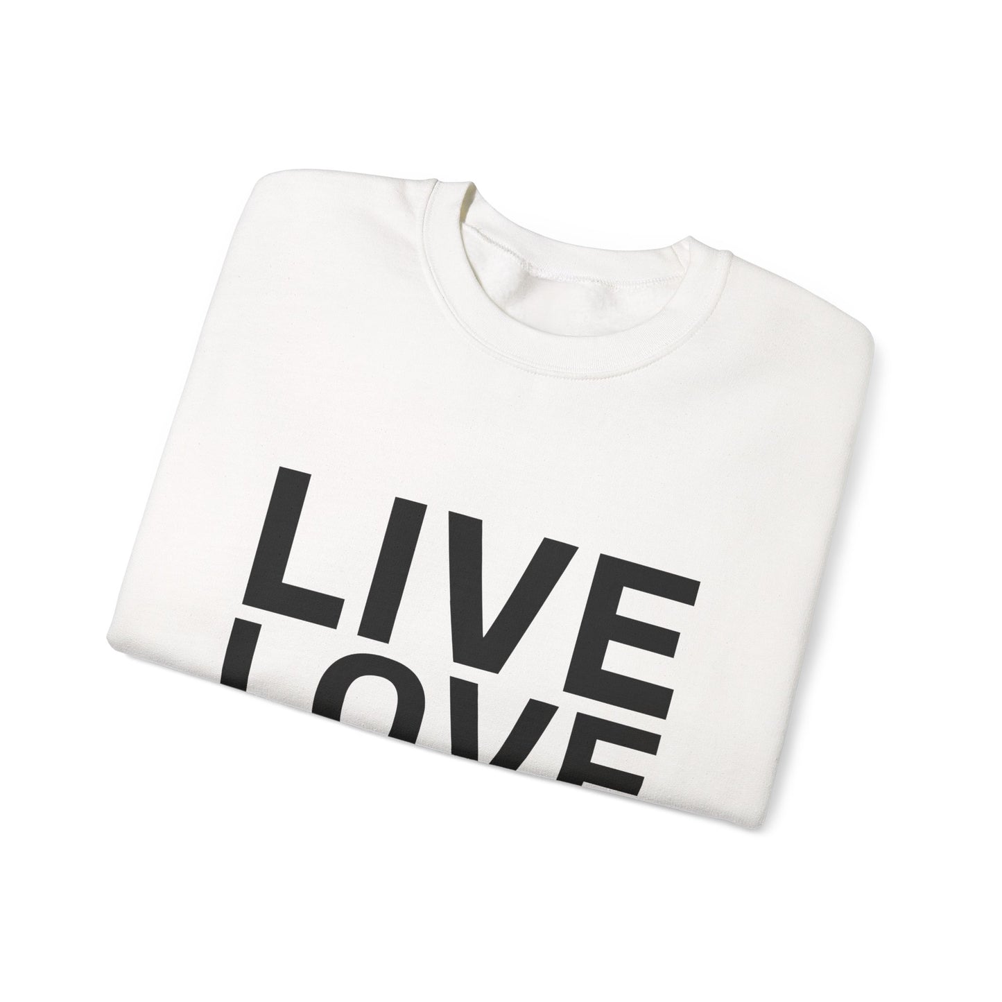Live Love Rescue Sweatshirt - Unisex Cozy Crewneck, Pet Lover Gift