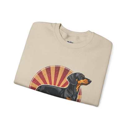 Dachshund Small But Mighty Sweatshirt – Fierce Pup Energy Pullover