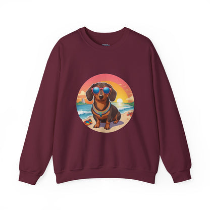 Dachshund Sunset Chill Unisex Sweatshirts