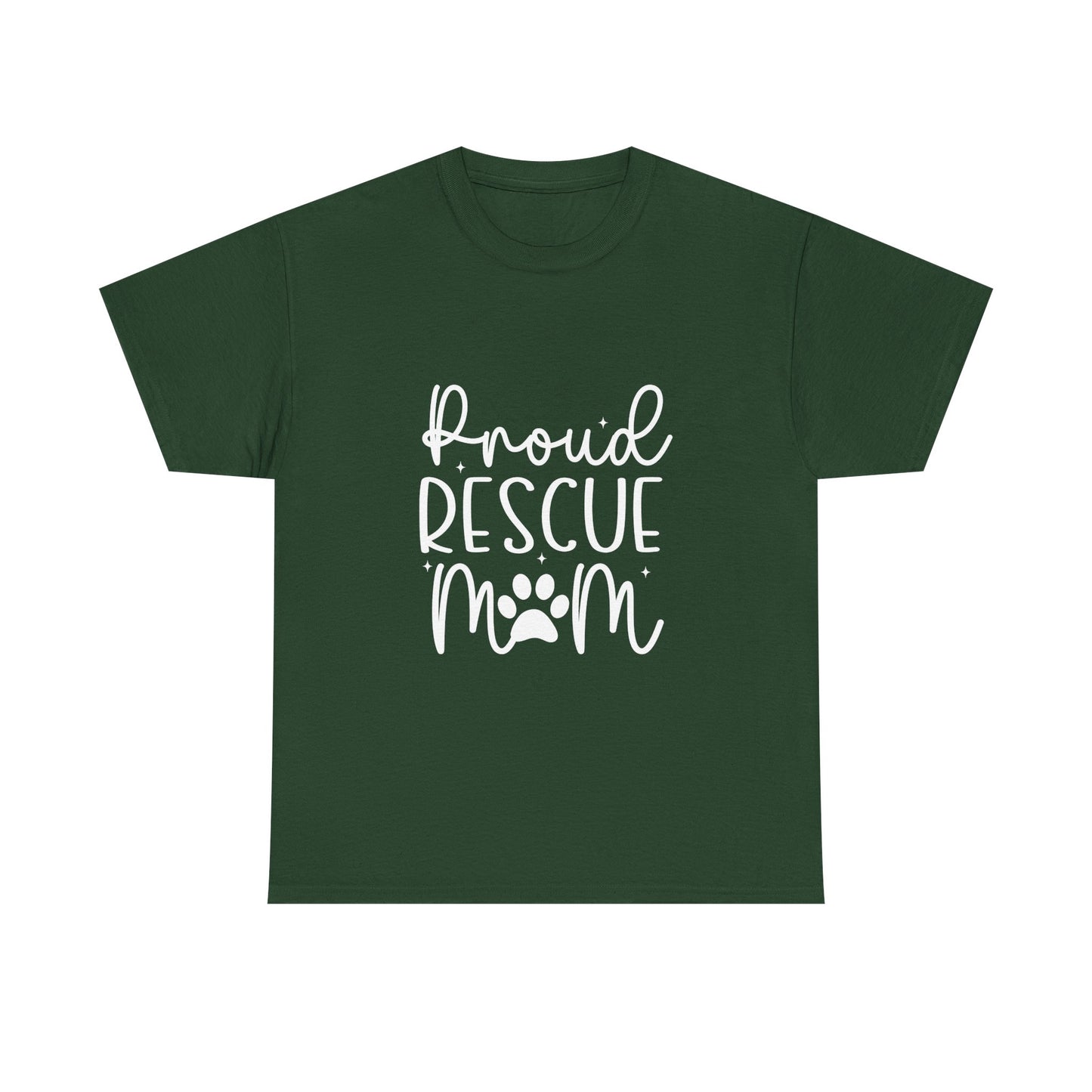 Proud Rescue Mom T-Shirt | Gift For Dog Mom