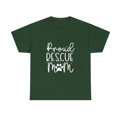 Proud Rescue Mom T-Shirt | Gift For Dog Mom