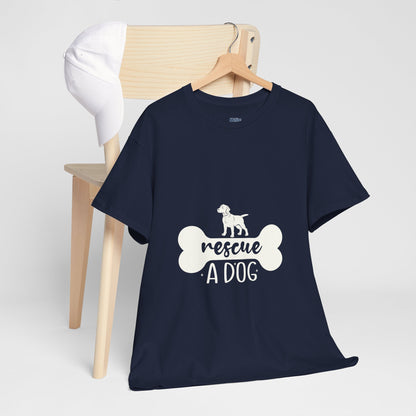 Rescue A Dog Tee Unisex T-Shirt – One Paw At A Time