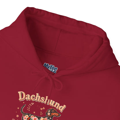 Dachshund Mama Everyday Hoodie – Floral Comfort For Pup Fans