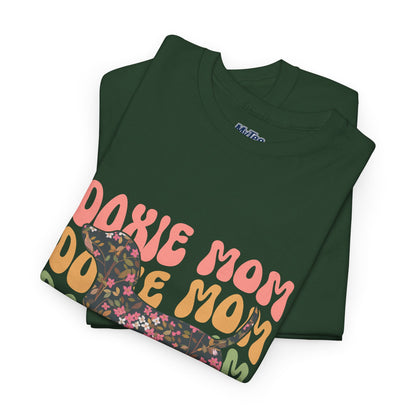 Doxie Mom Retro T-Shirt – Colorful Dog Mom Graphic Tee