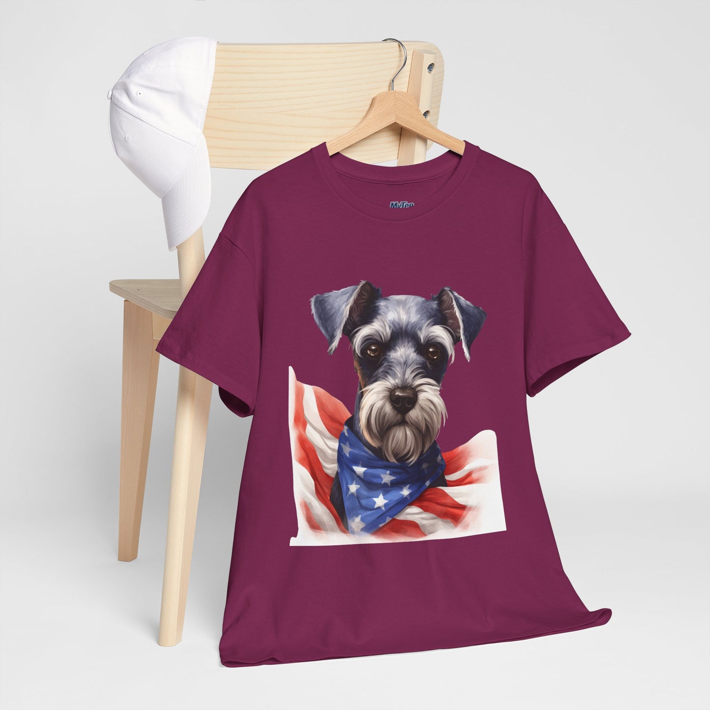 Patriotic Miniature Schnauzer Unisex T-Shirt
