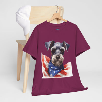 Patriotic Miniature Schnauzer Unisex T-Shirt