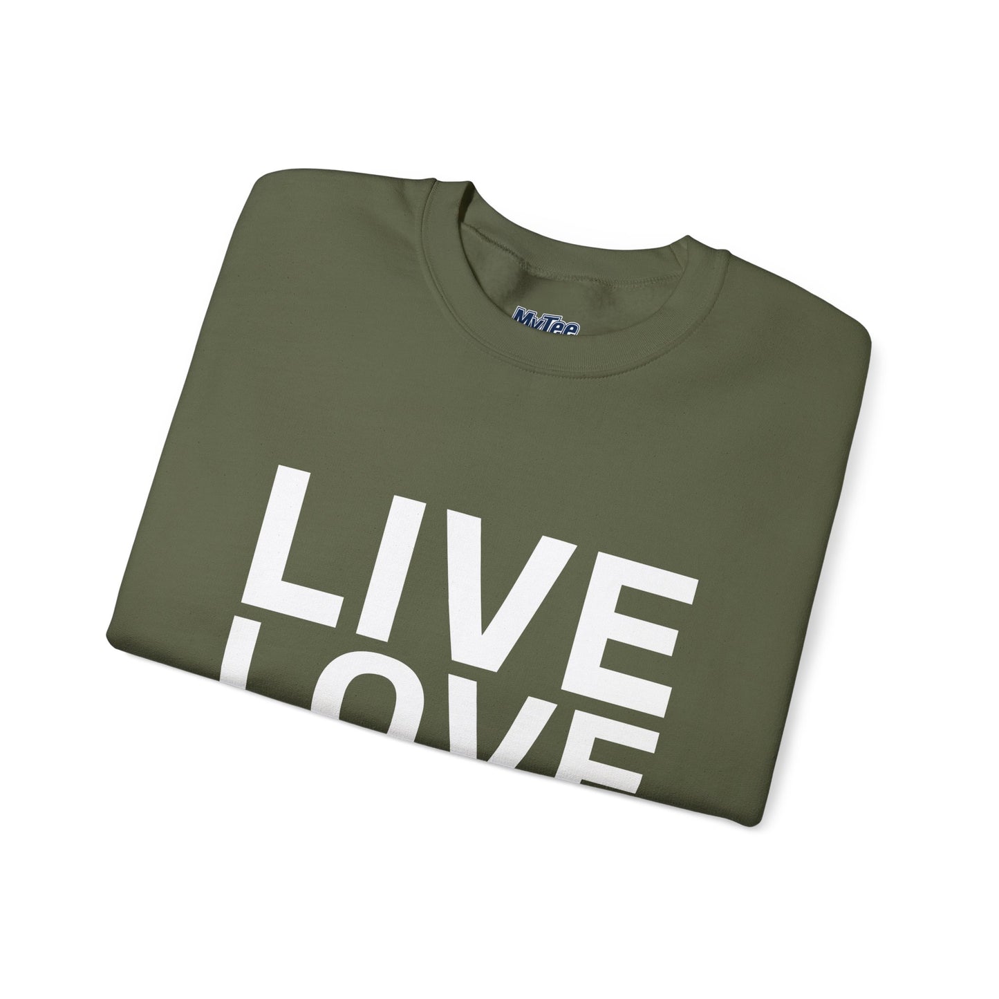 Live Love Rescue Sweatshirt - Unisex Cozy Crewneck, Pet Lover Gift