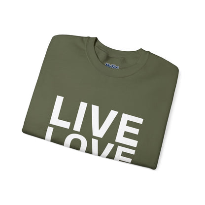 Live Love Rescue Sweatshirt - Unisex Cozy Crewneck, Pet Lover Gift