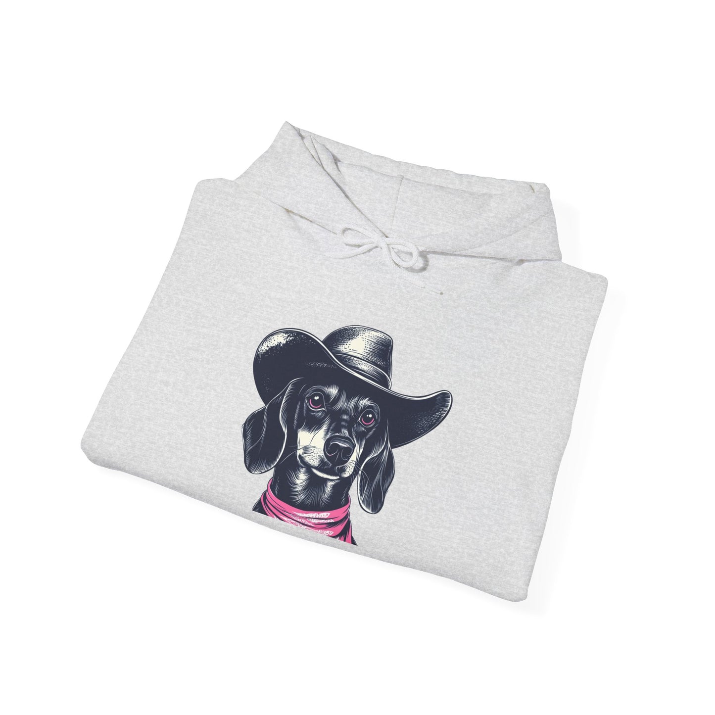 Dachshund Cowpoke Hoodie – Rodeo Pup Unisex Pullover
