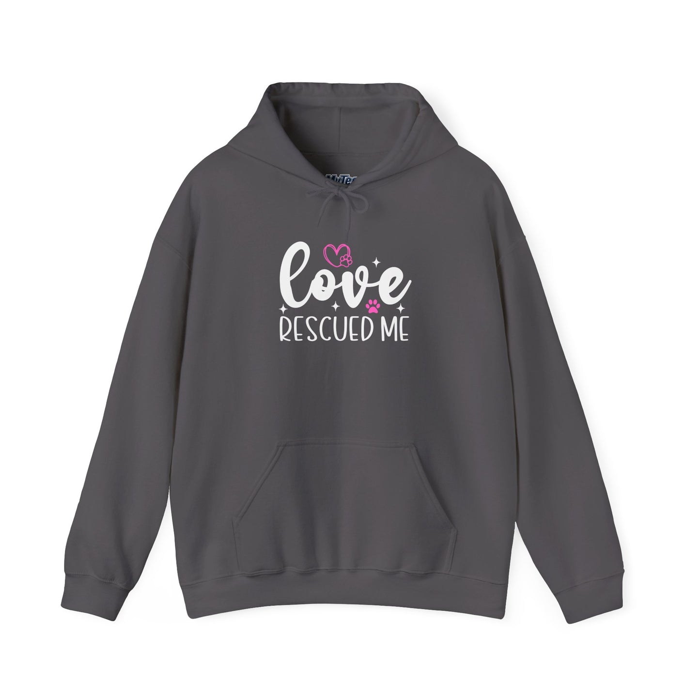 Love Rescued Me Unisex Hoodie – Proud Rescue Pet Parent Apparel