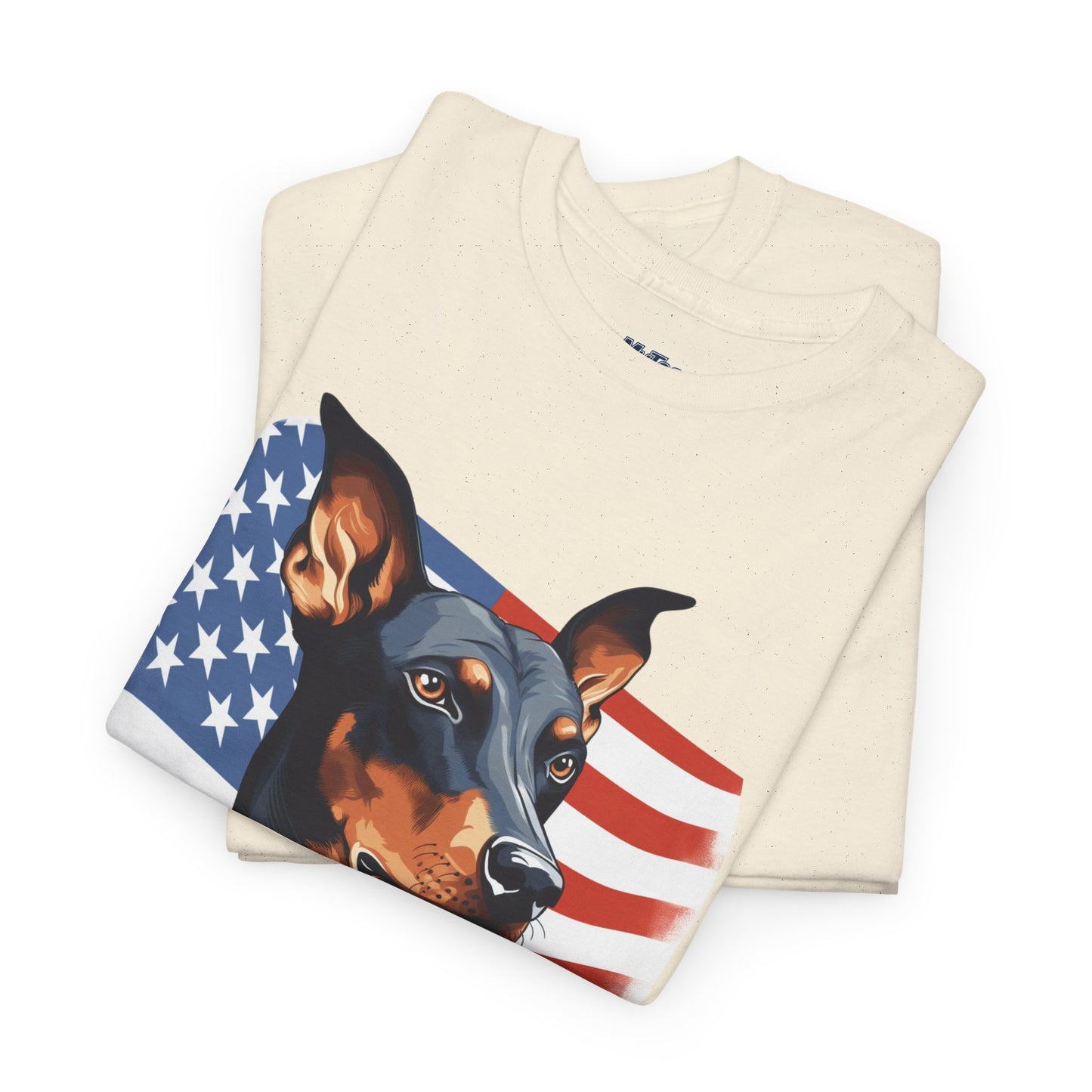 Patriotic Doberman Pinscher Unisex T-Shirt