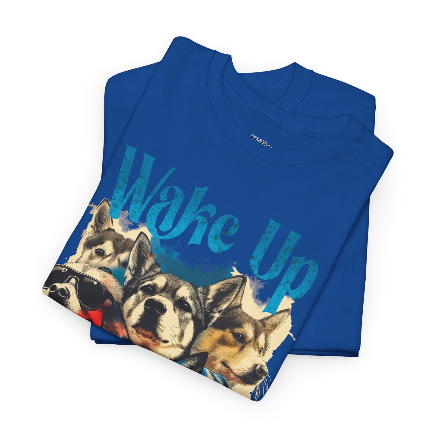 Wake Up Dog Unisex Cotton Tee