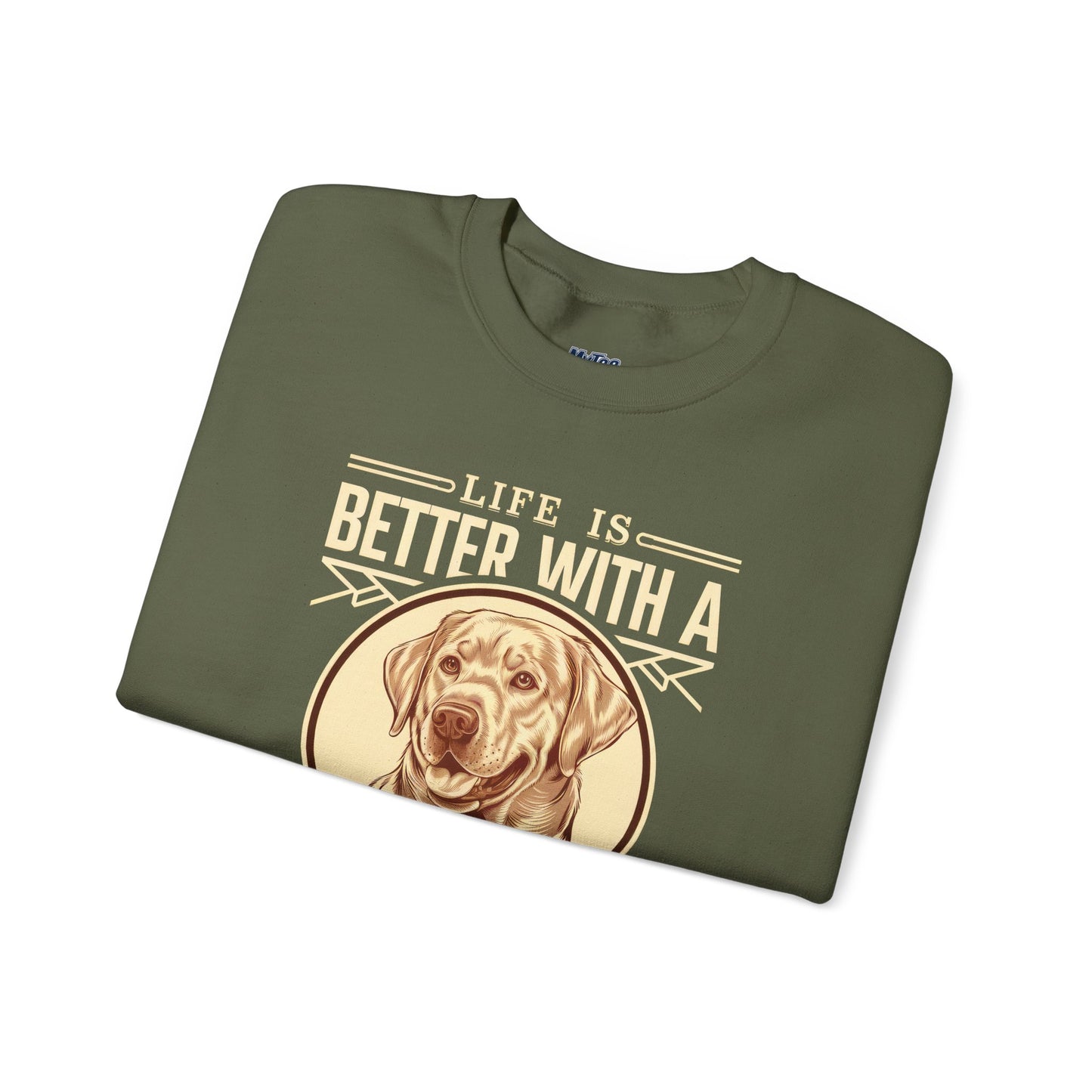 Life Is Better With A Labrador Crewneck Unisex Sweatshirt
