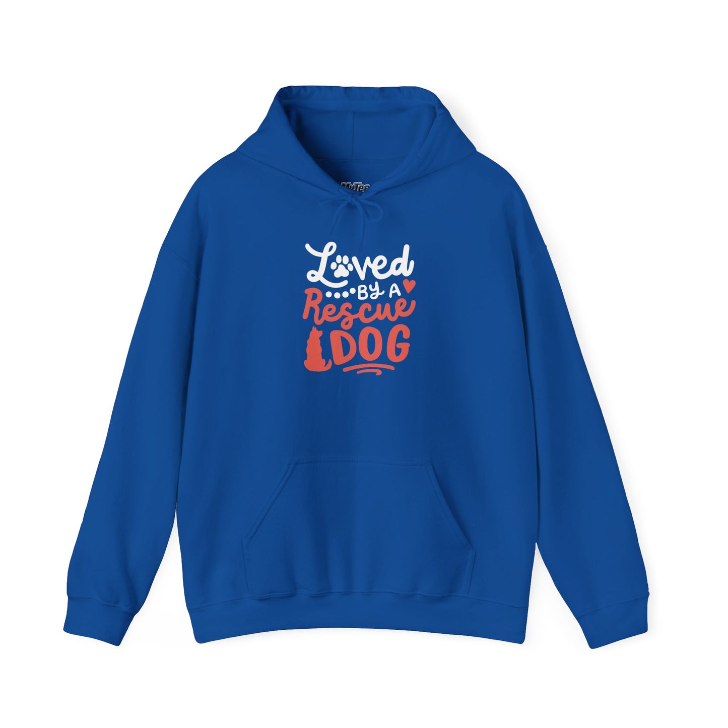 Loved By A Rescue Dog Hoodie | Pet Lover Gift, Fur Mom Hoodie, Pet Dad Apparel