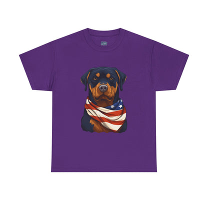 Patriotic Rottweiler Unisex T-Shirt