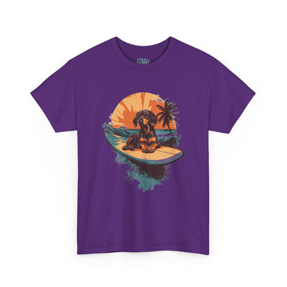 Dachshund Beach Vibes T-Shirt – Chill Summer Dog Style