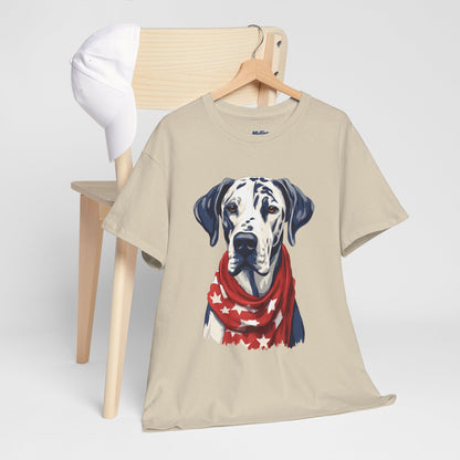 Patriotic Great Dane Unisex T-Shirt