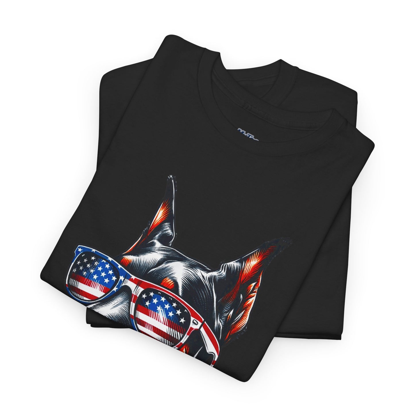Patriotic Doberman With Sunglasses Unisex T-Shirt
