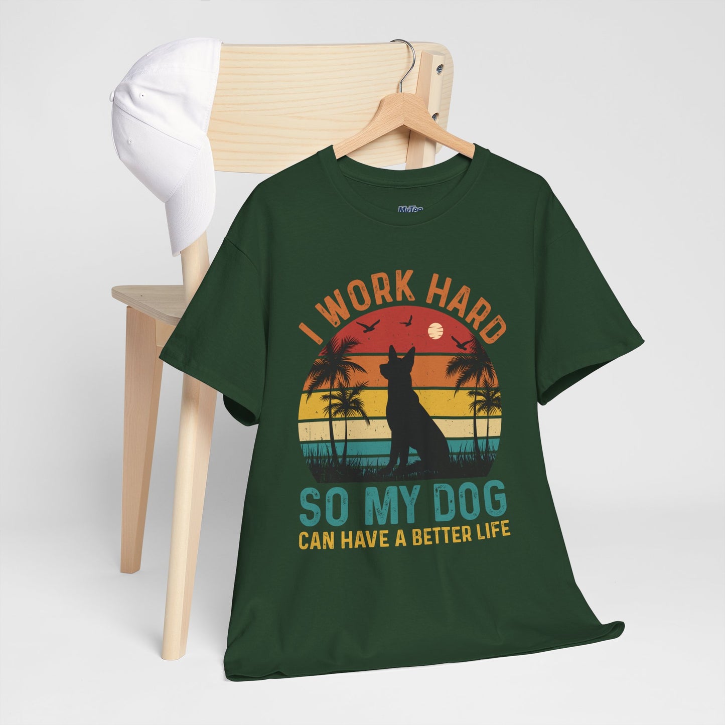 I Work Hard So My Dog Can Chill Unisex T-Shirt