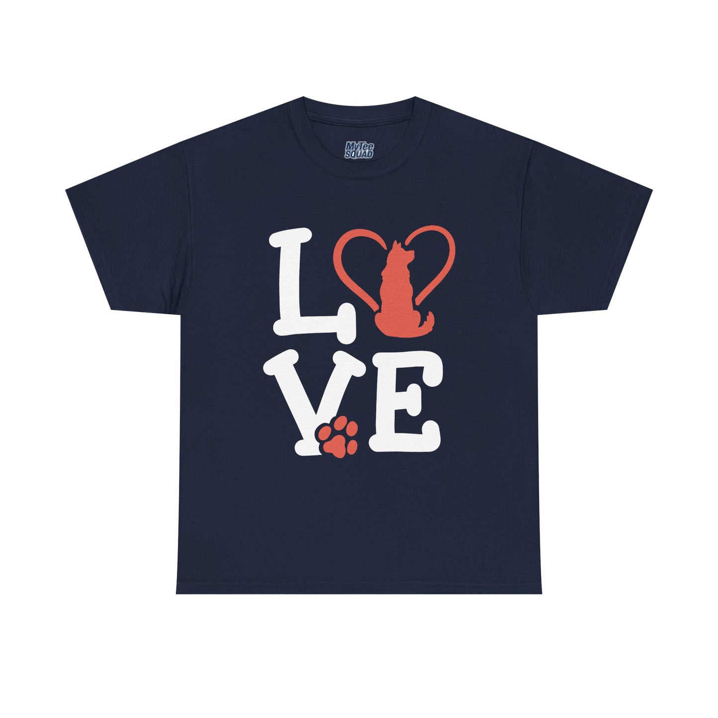 Love Dog Heart T-Shirt