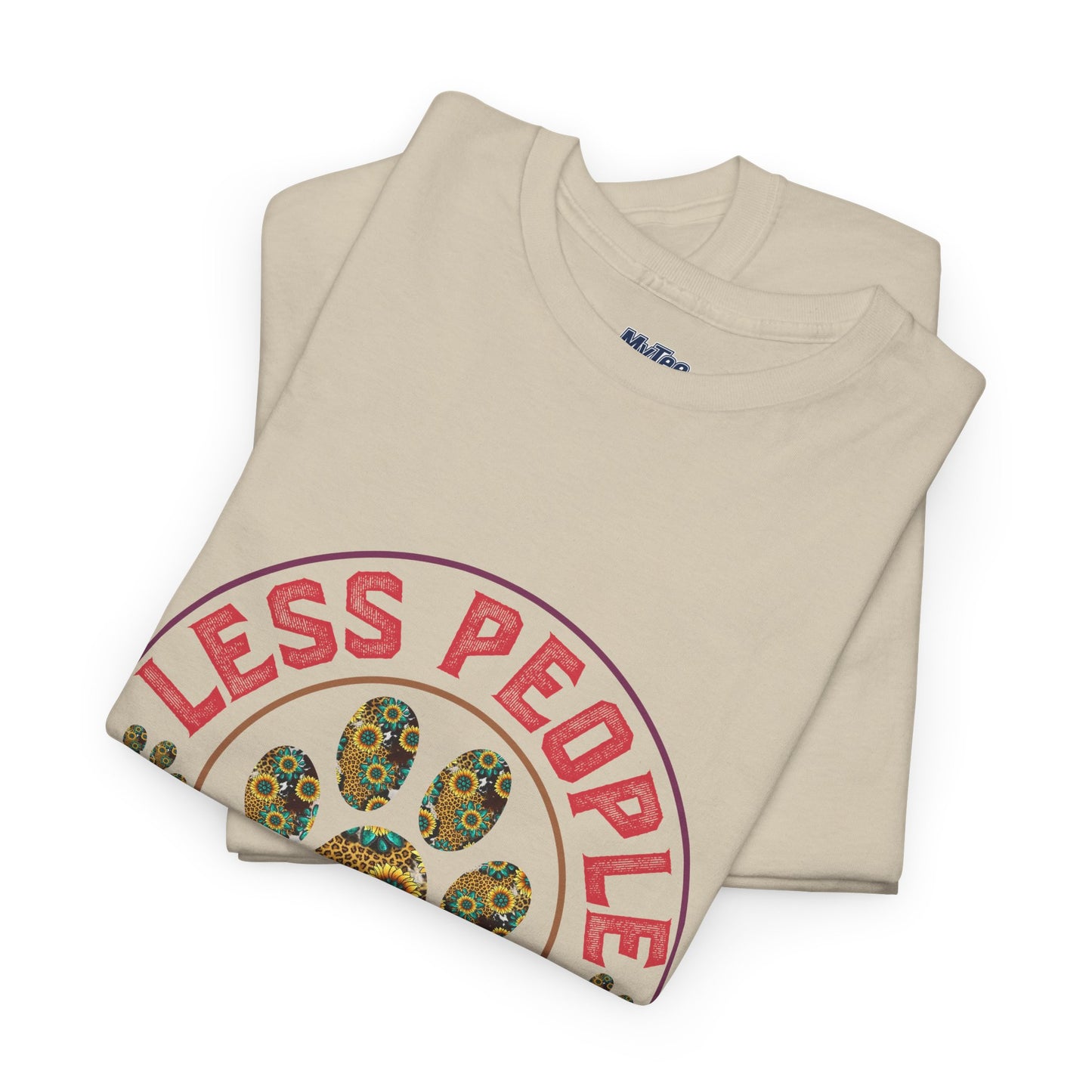 Less People More Dog Unisex Cotton T-Shirt