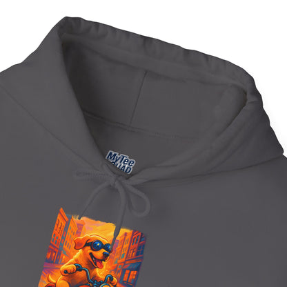 Labrador Urban Rider Hoodie – Edgy Dog Cozy Vibes