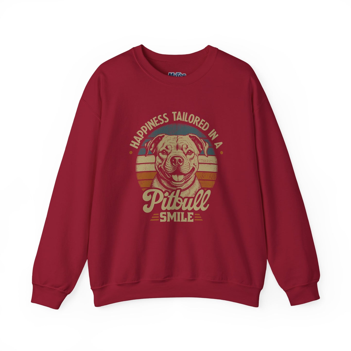 Happiness Tailored In A Pitbull Smile Unisex Sweatshirt