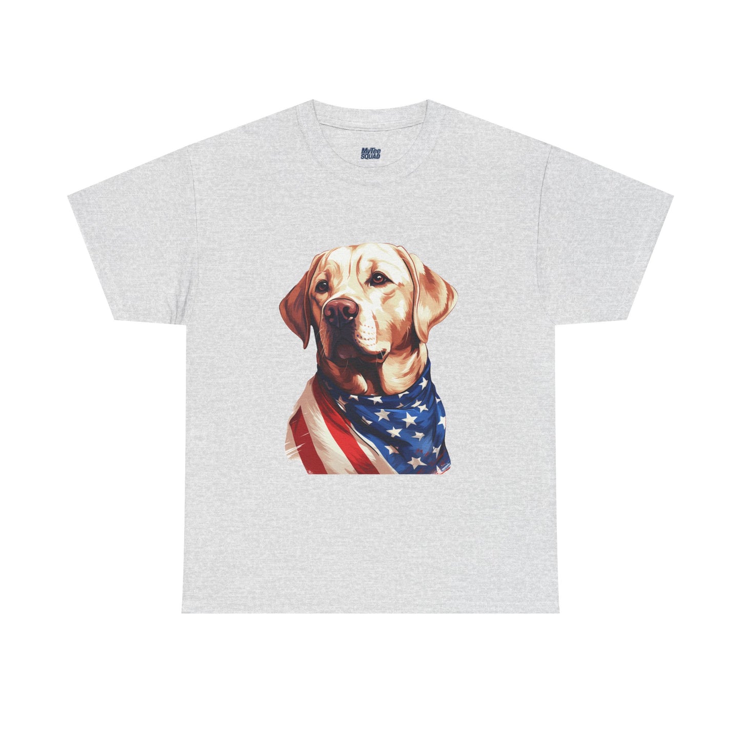 Patriotic Labrador In Stars & Stripes Unisex T Shirts