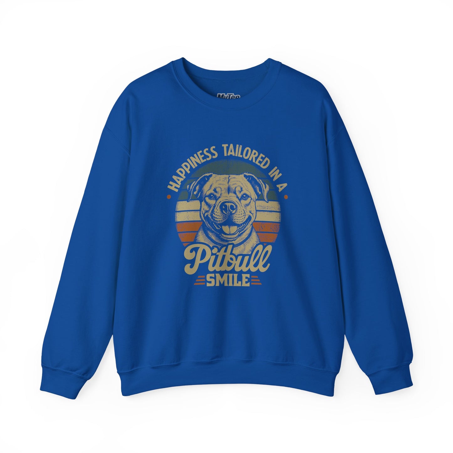 Happiness Tailored In A Pitbull Smile Unisex Sweatshirt