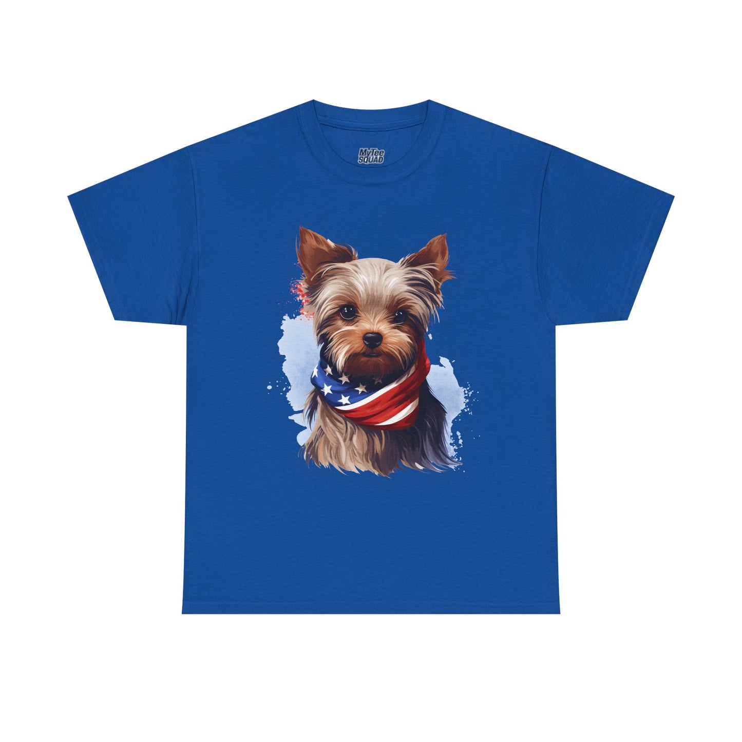 Patriotic Yorkshire Terrier Unisex T-Shirt