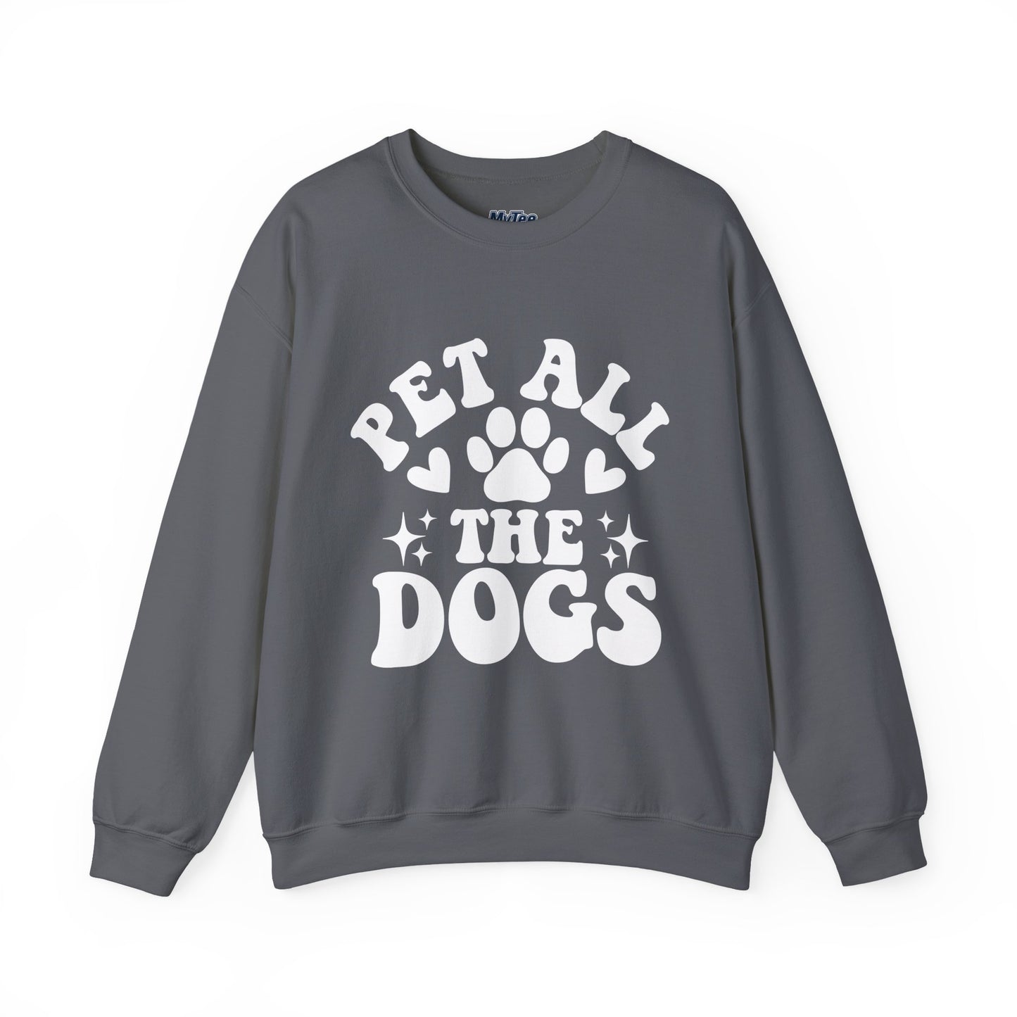 Pet All The Dogs Crewneck Sweatshirt | Cozy Dog Lover Gift
