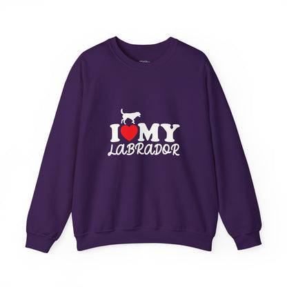 I Love My Labrador Unisex Sweatshirts | Show Your Dog Love in Style