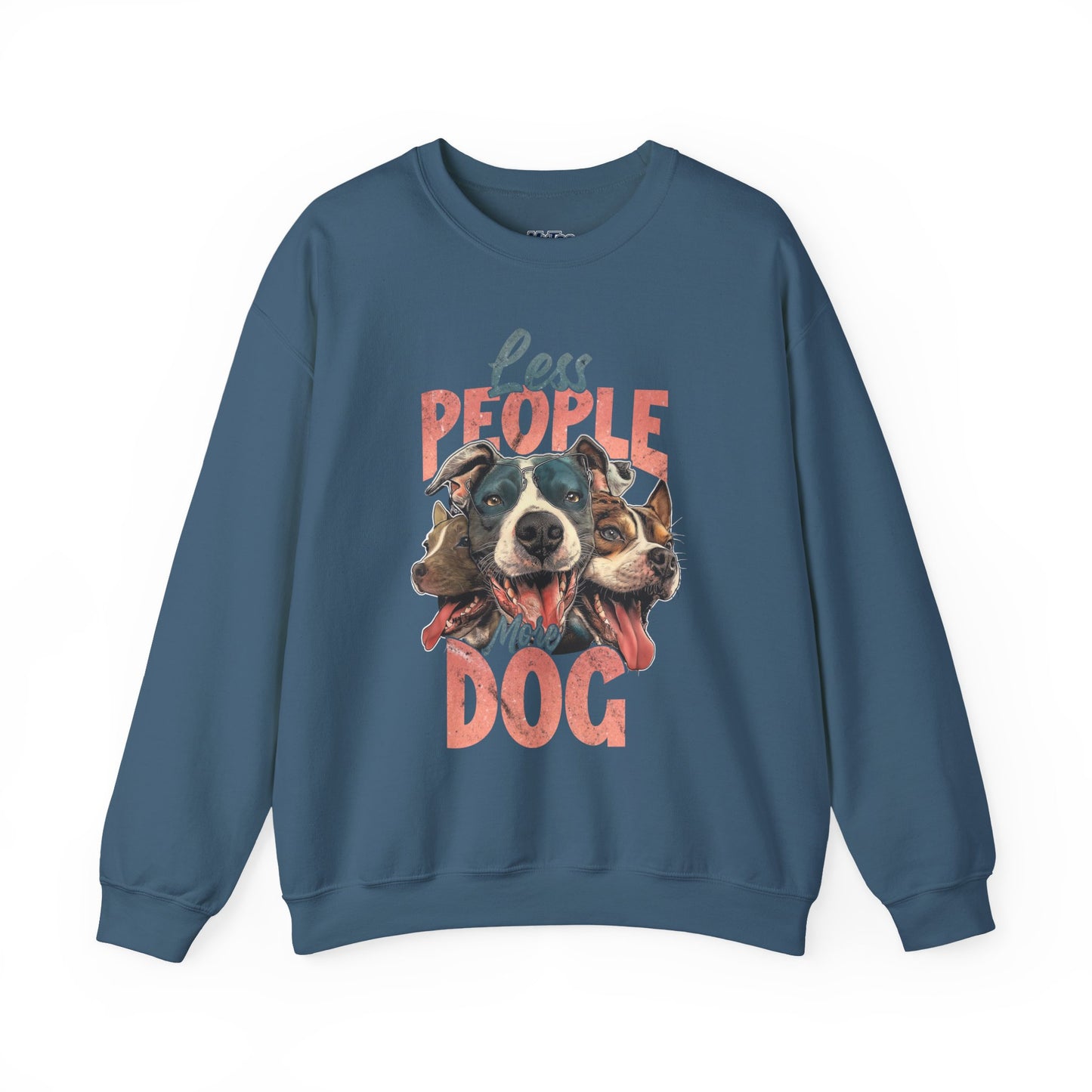 Less People More Dog Sweatshirt – Cozy Dog Lover Crewneck