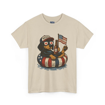 Patriotic Dachshund America Unisex T-Shirt