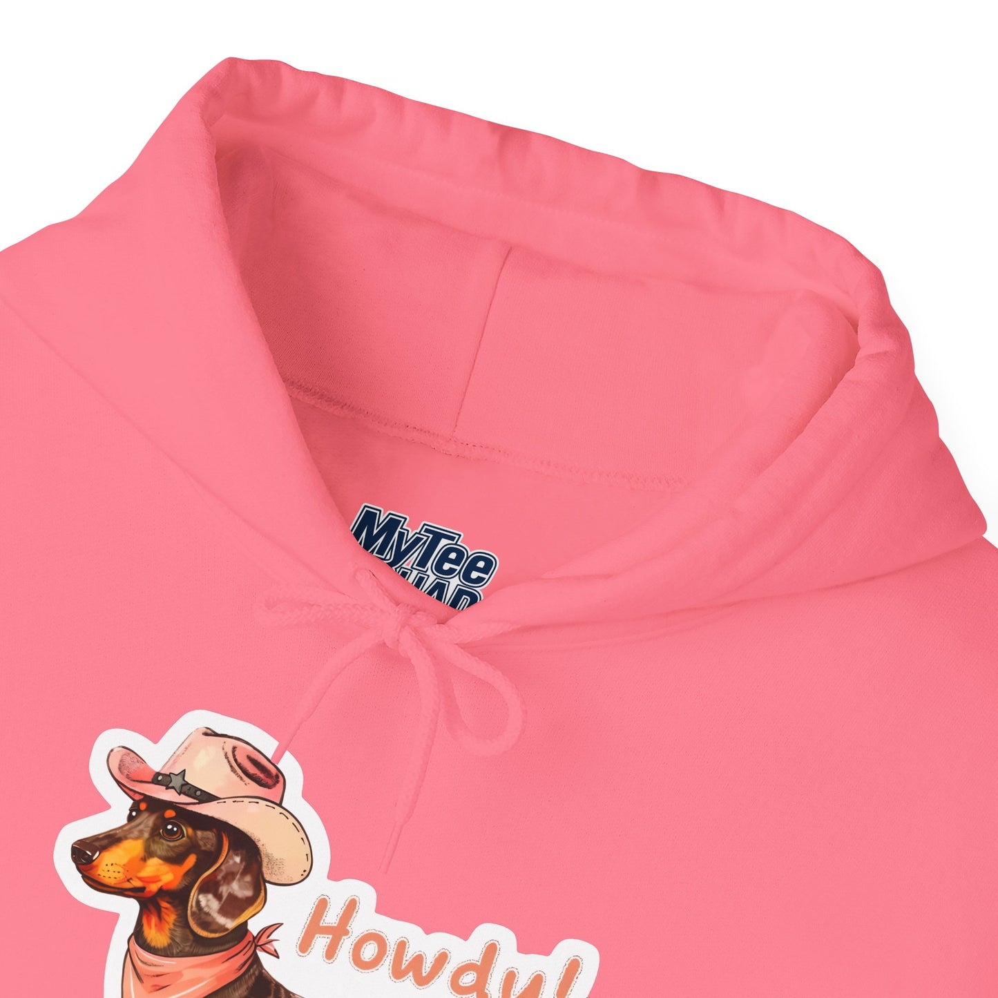 Dachshund Howdy Unisex Hoodie – For Proud Pup Parents With Western Soul