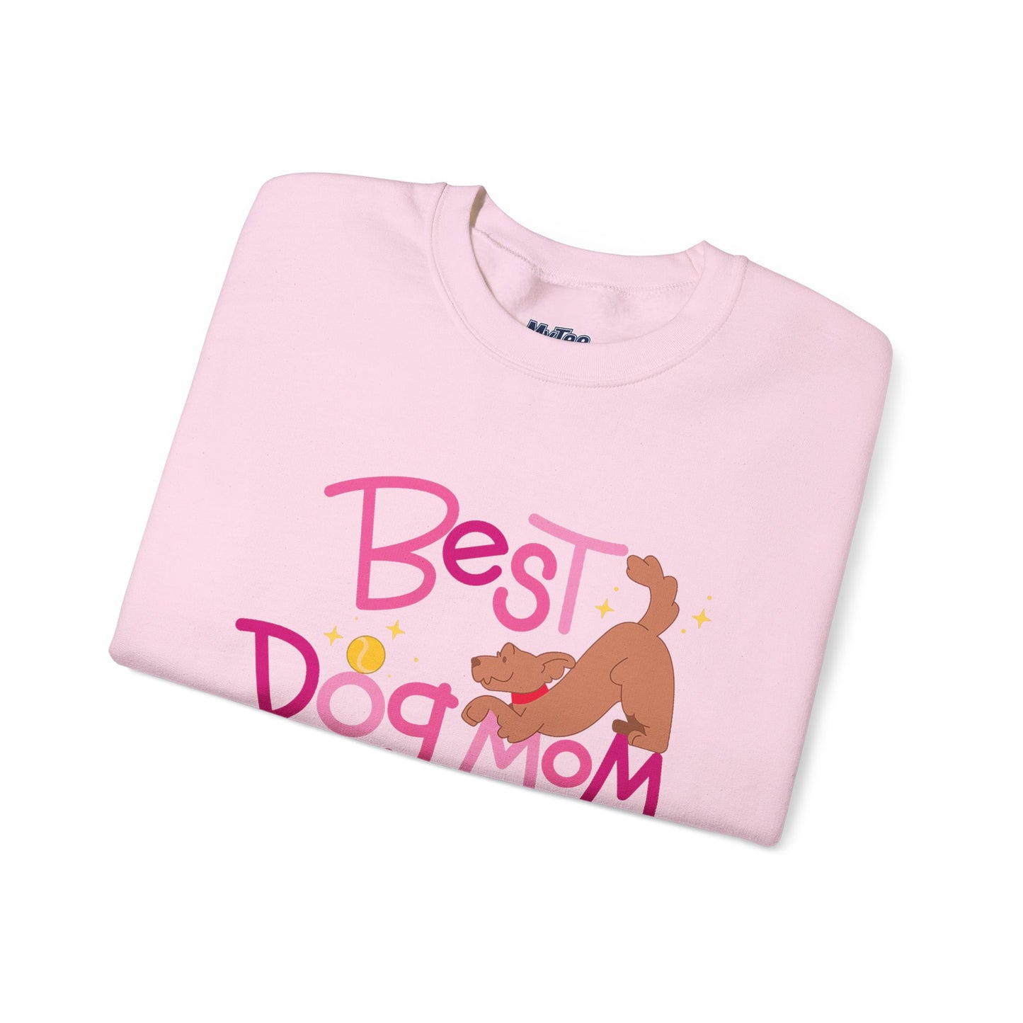 Best Dog Mom Ever Crewneck Sweatshirt | Gift For Dog Moms