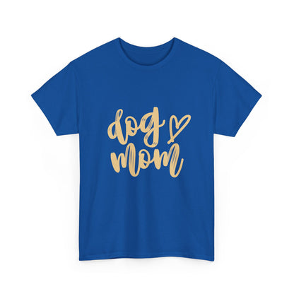 Dog Mom Cotton T-Shirt - Perfect for Dog Mothers