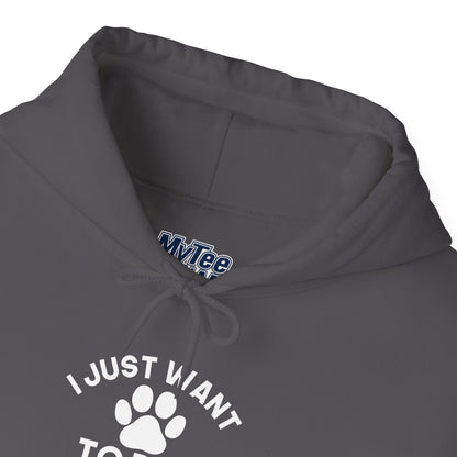 I Just Want To Be A Stay-At-Home Dog Mom Hoodie- Pup Mama Vibes