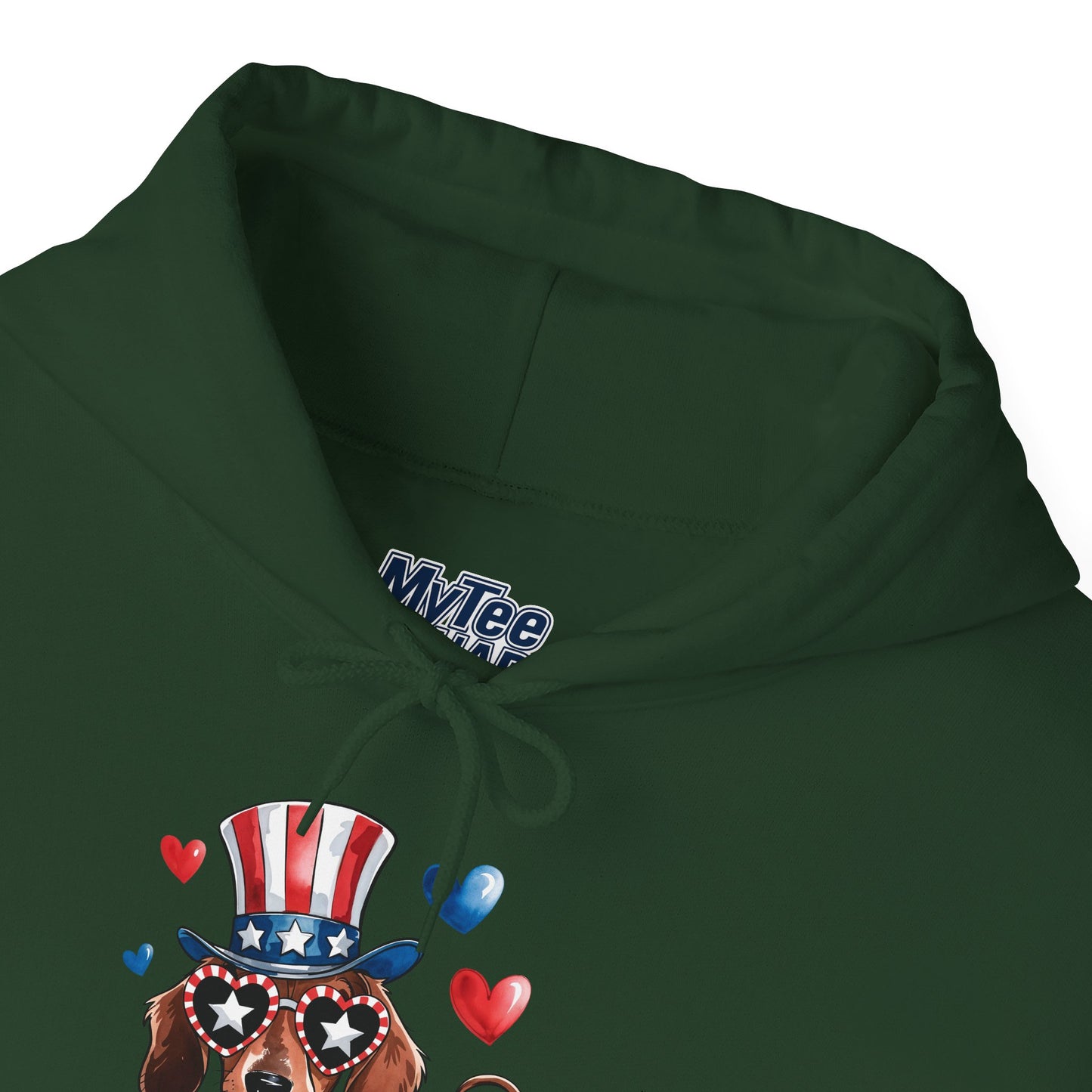 Patriotic Dachshund Unisex Hoodie - Perfect For 4th Of July