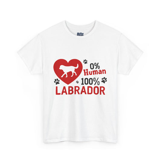0% Human 100% Labrador Unisex T-Shirt