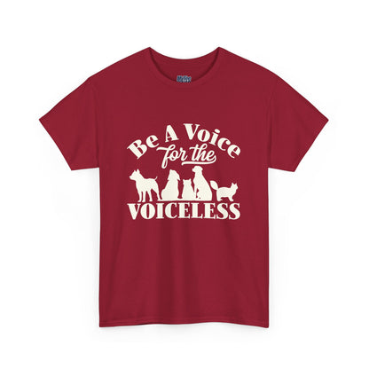 Be A Voice For The Voiceless Unisex T-Shirt | Empowering Animal Rescue Tee